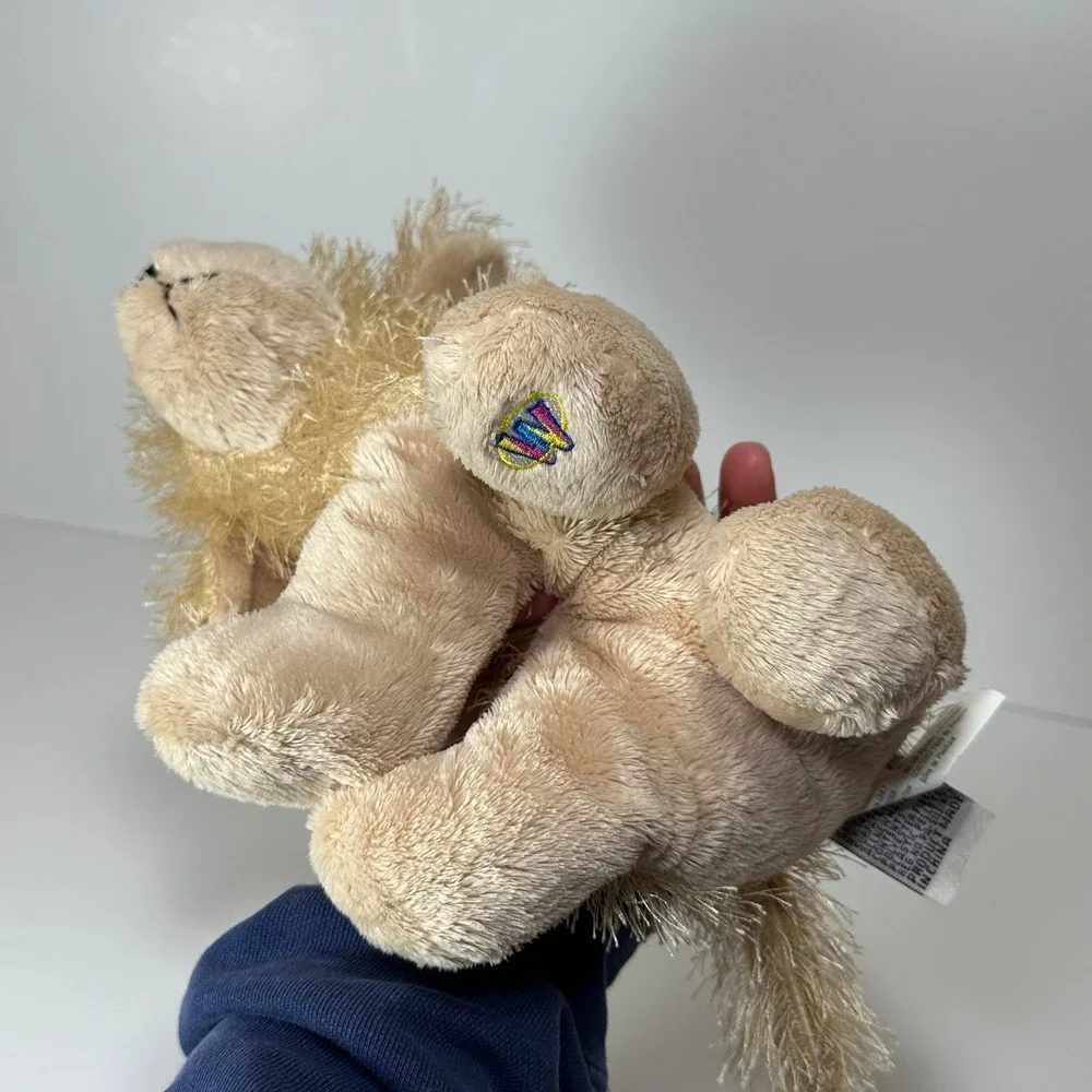 Ganz Webkinz Golden Retriever Plush Stuffed Animal Tan Dog HM010 Tinsel Fur